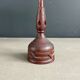Carved wooden candlestick - 19.5cm