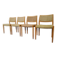 4 Scandinavian chairs model 80 by Niels O. Møller, Denmark