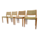 4 Scandinavian chairs model 80 by Niels O. Møller, Denmark