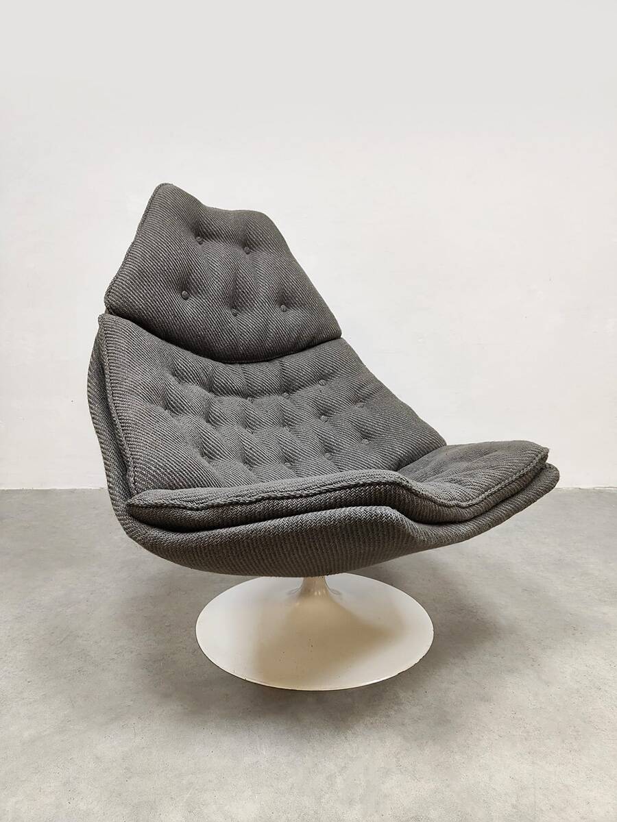Vintage design F588 swivel chair Artifort Geoffrey Harcourt