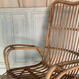 Rattan armchair