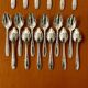 Ercuis, dessert cutlery, fruit and cheese, 36 art deco pieces