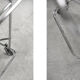 Vintage art dèco tubular steel chrome plated and glass bar cart, 1950s