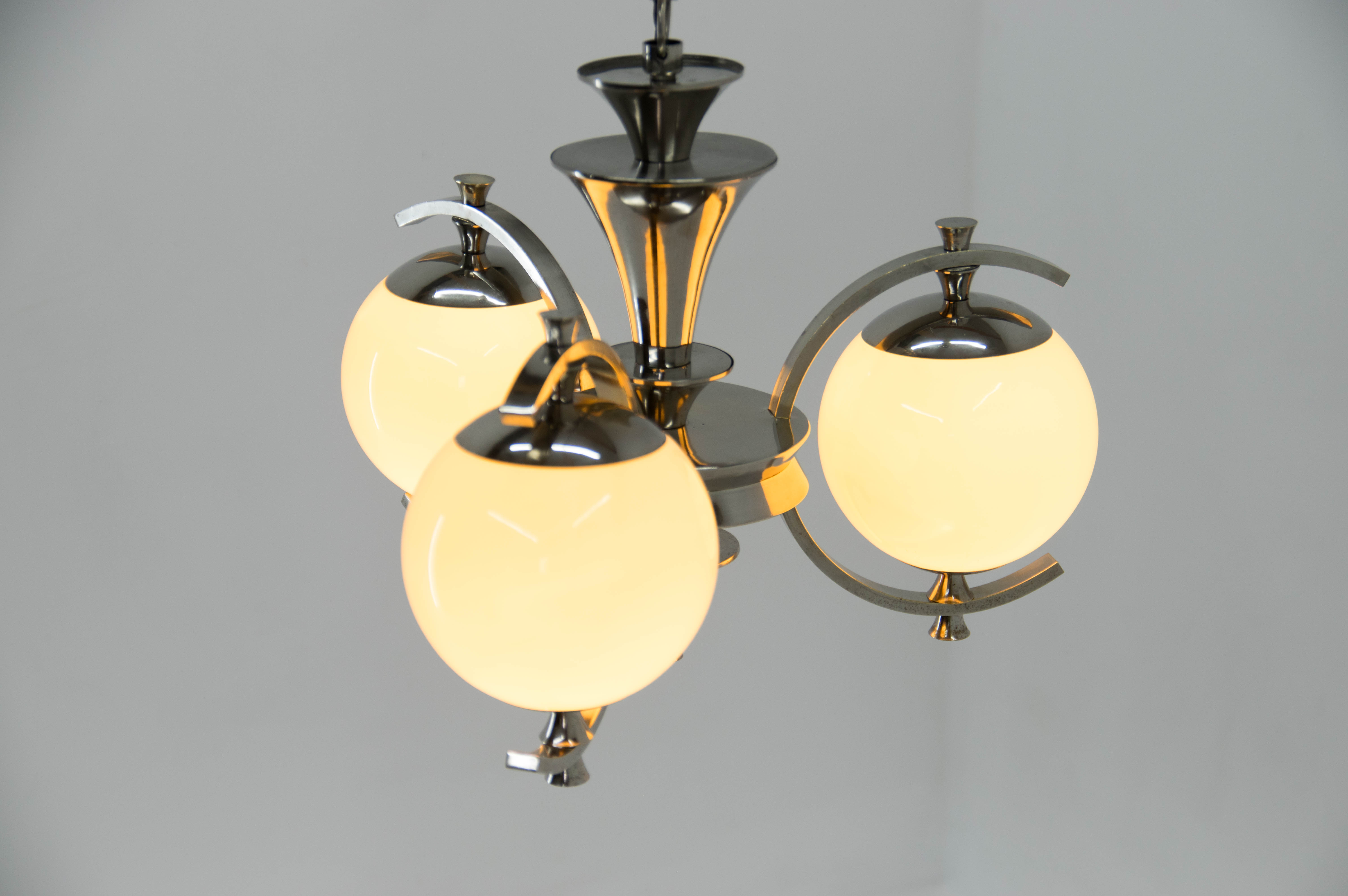 Rondocubist chandelier, 1930