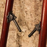Old pair of oar in solid mahogany