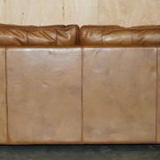 Three-seater leather sofa Viscount William Halo Timothy Oulton