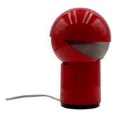 Lampe Space Age « Sfera Notte » Gagiplast, rouge vif, années 1970