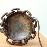 Chain link lamp base, 1950s