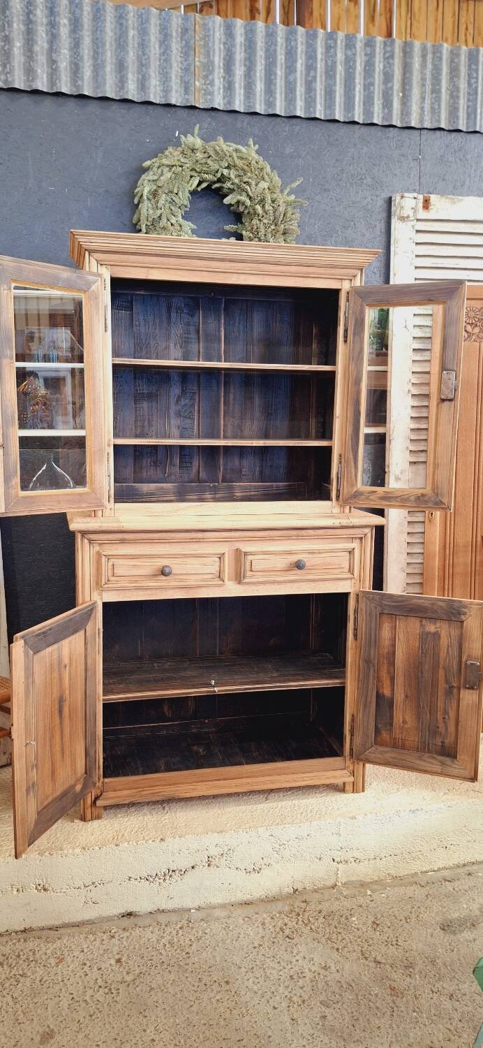 Antique two-body sideboard