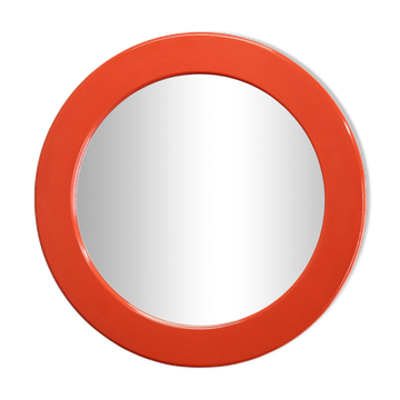 1970s Round Italian Mirror