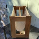 Scandinavian minimalist magazine rack