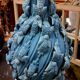 Large baluster vase in turquoise glazed ceramic from Maises.