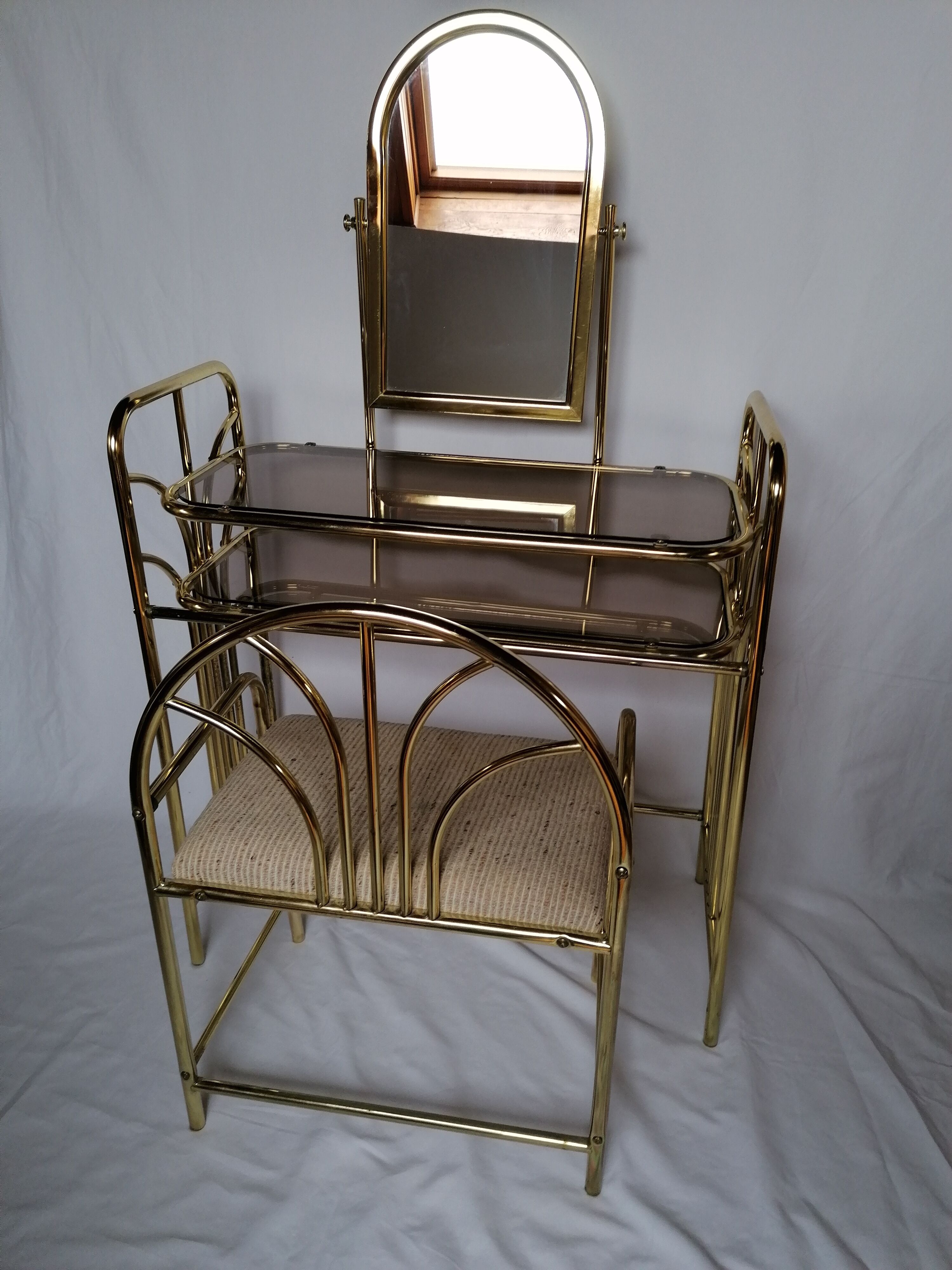 Dressing table and chair