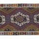 Ancient Turkish Anatolian Tribal Kilim, Geometric Organic Wool Kilim Rug