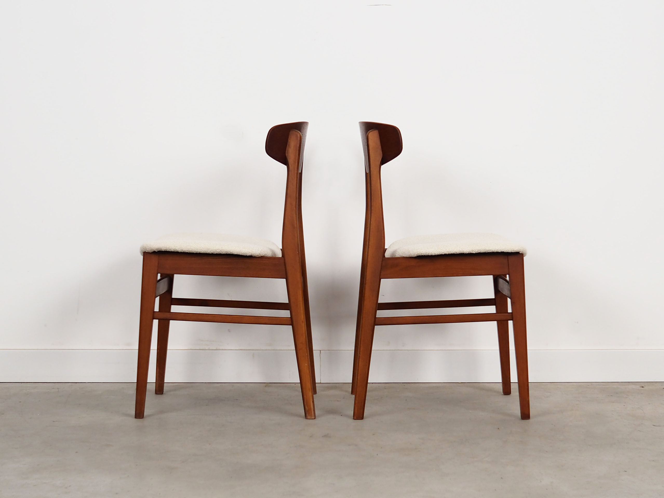 Set of two teak chairs, Danish design, 1960s, production: Denmark
