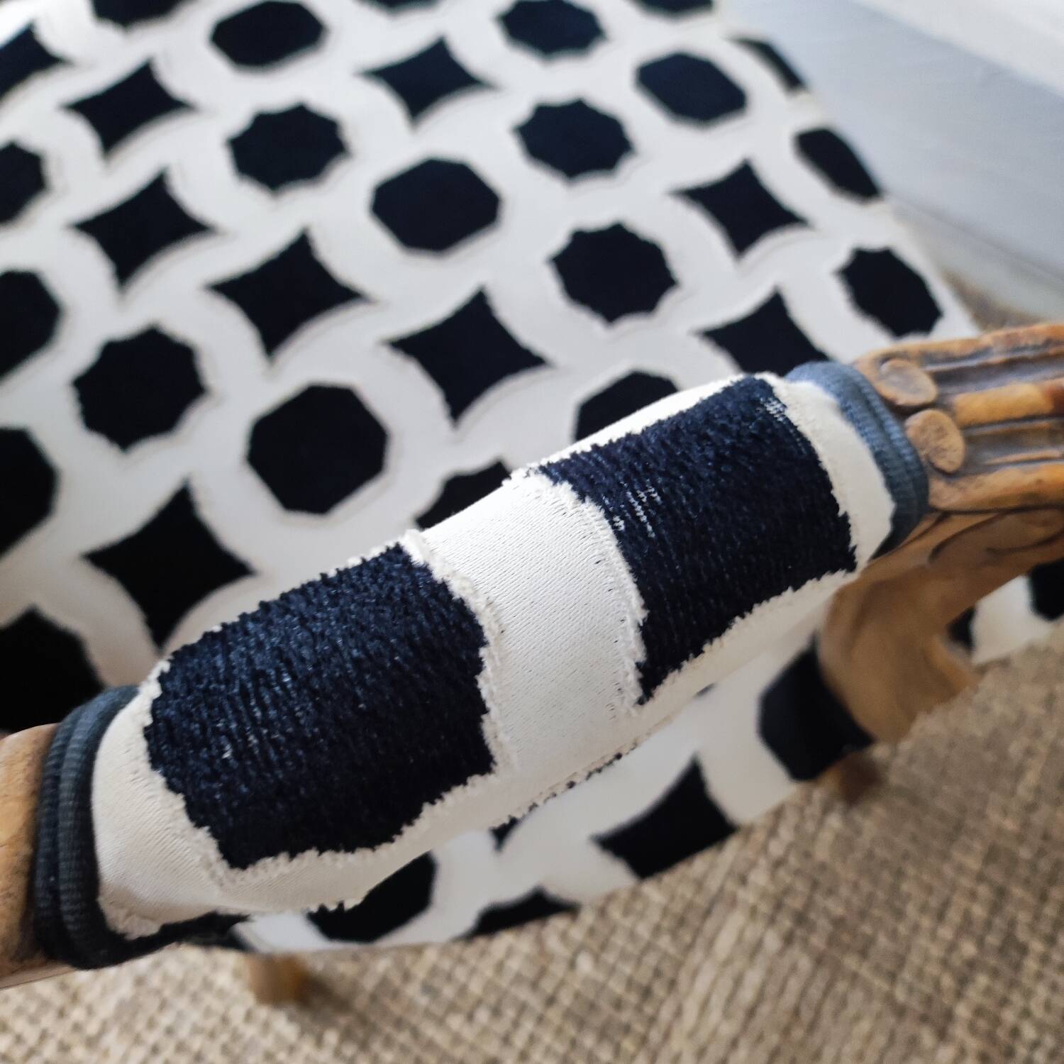 Pair of Louis XV cabriolet armchairs