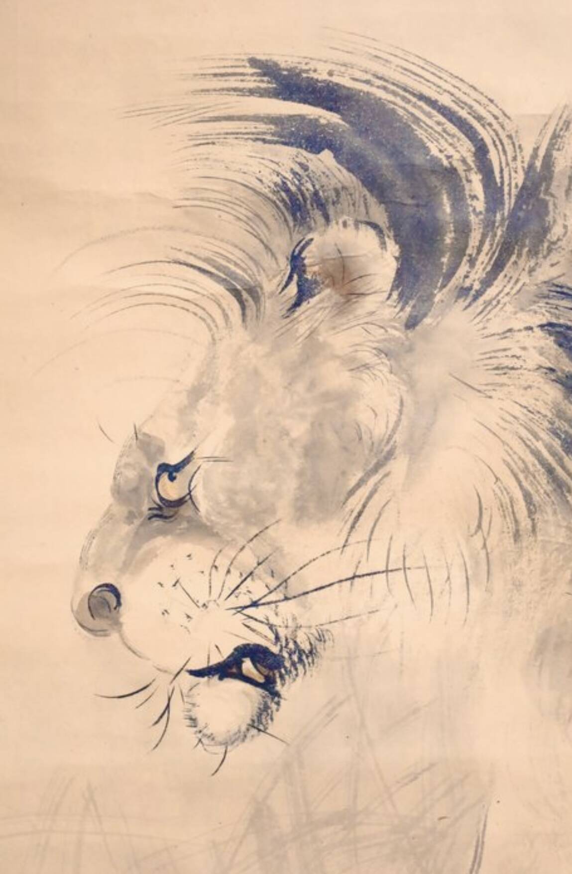 Lion - Japan - Signed Wada Raikyo (1896-1939)