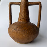 Large vintage handmade terracotta vase