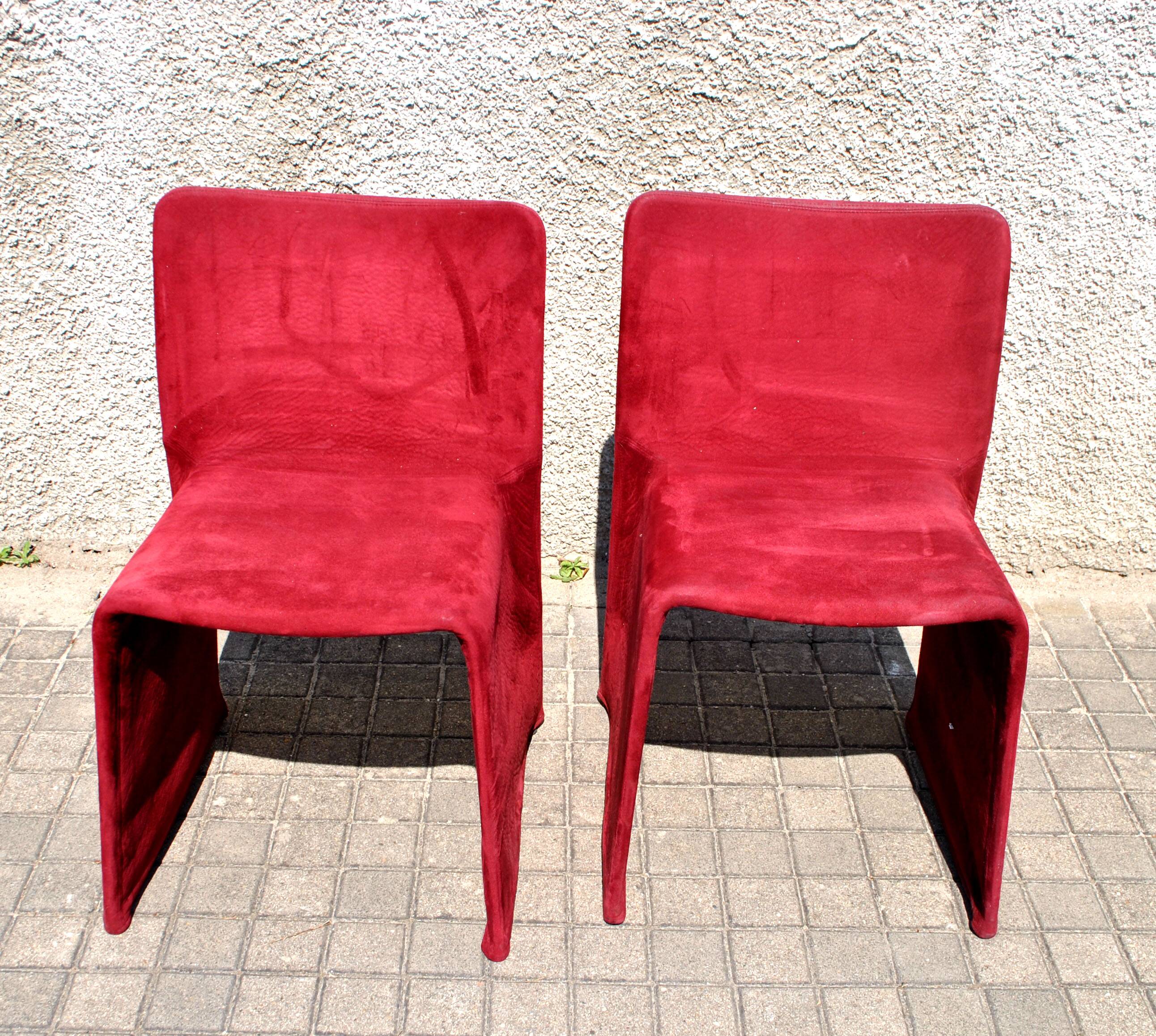 Set of 2 Glove DESIGN chairs Patricia Urquiola vintage 2005 MOLTENI & Cie