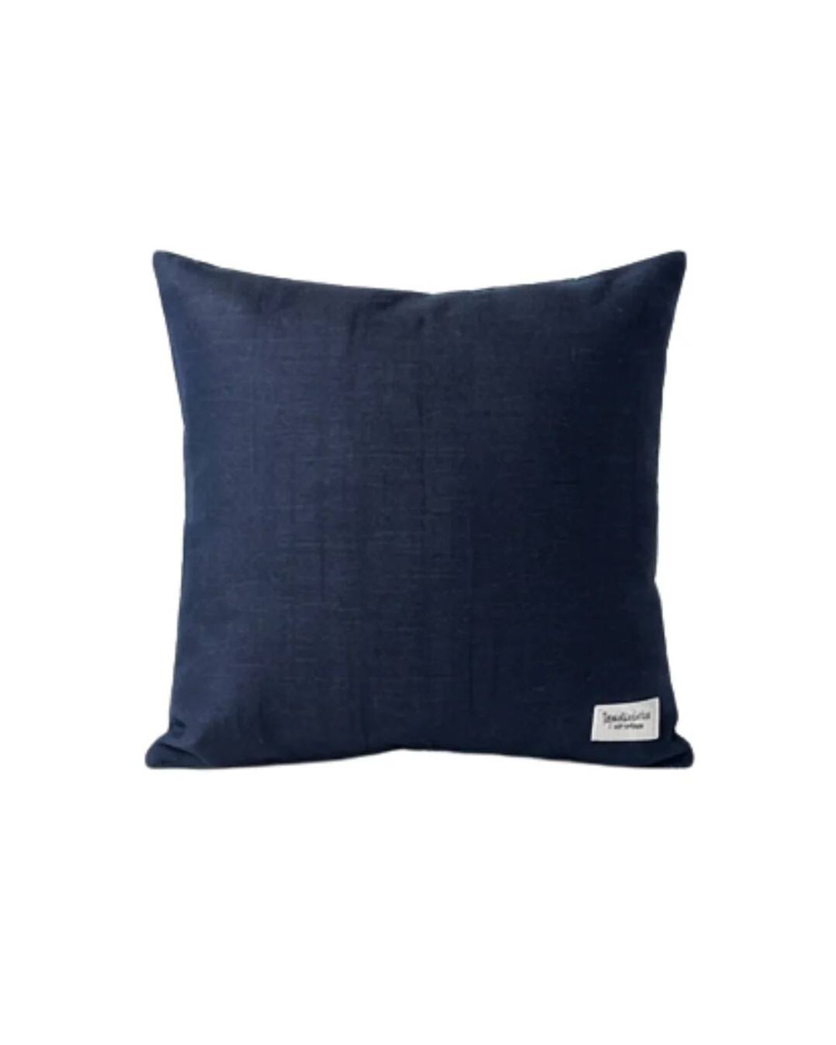 Kachin blue and turquoise cushion cover (RIDA)