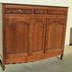 Very large manor sideboard, late 19th century, solid oak