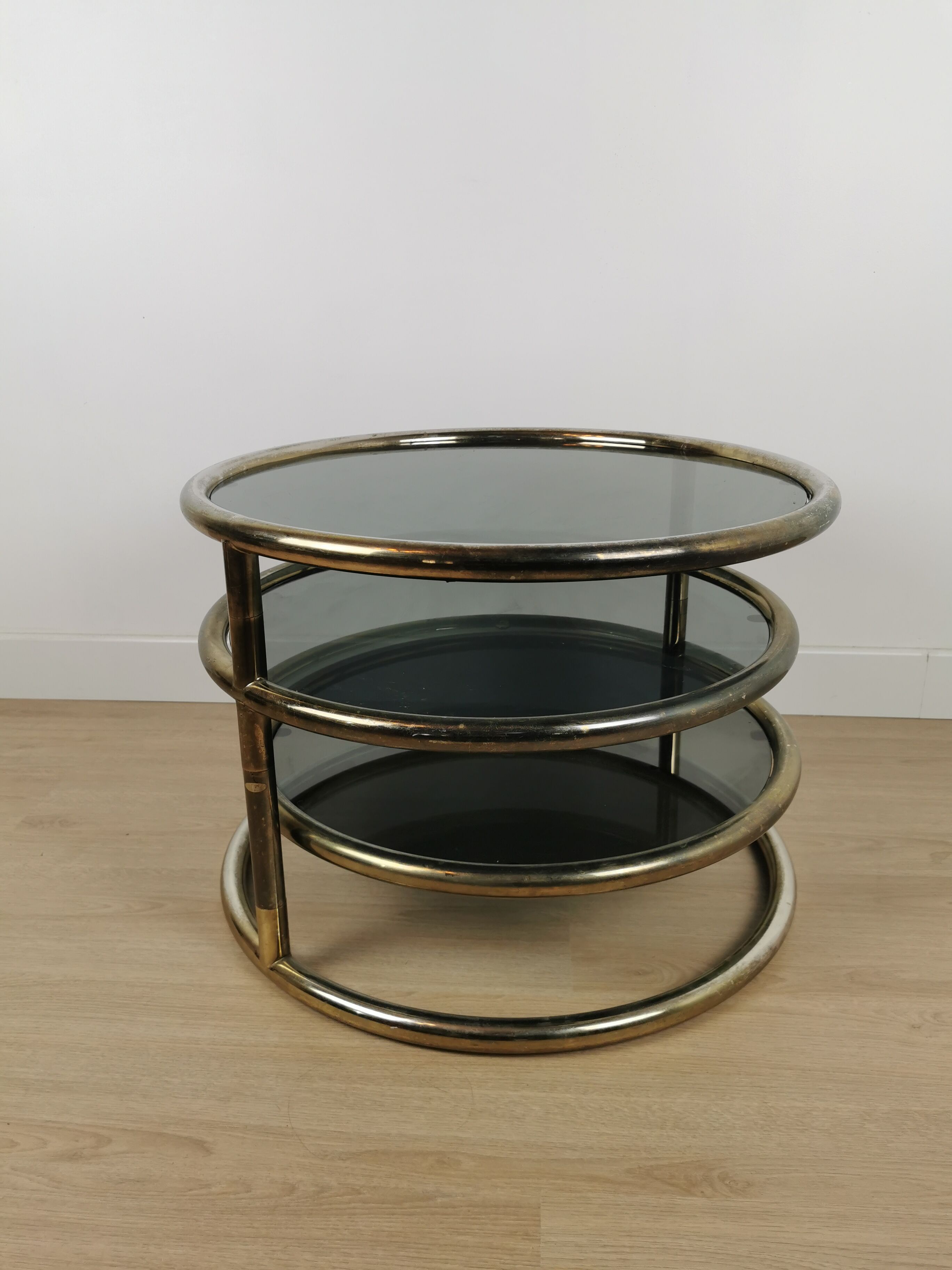 Swivel coffee table 70s