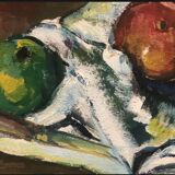 Tableau peinture ancienne nature morte XXe