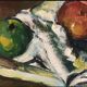 Tableau peinture ancienne nature morte XXe