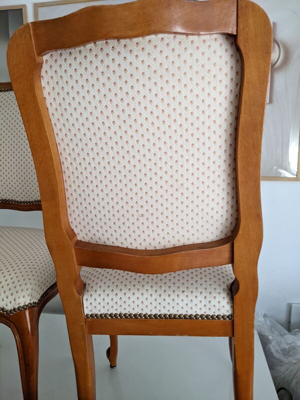 Lot de 4 Chaises Vintage Style Louis XV / Louis Philippe