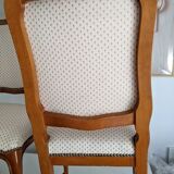 Lot de 4 Chaises Vintage Style Louis XV / Louis Philippe