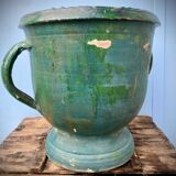 Varnished terracotta jar