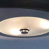 Mid-century Art Deco glass pendant light