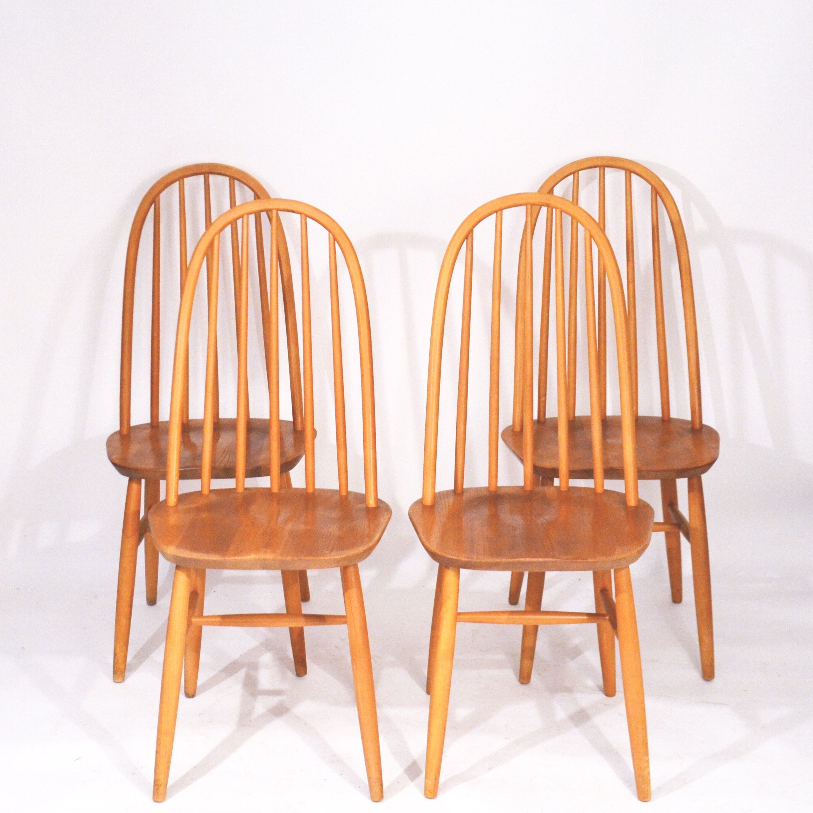 Set of 4 Ercol chairs