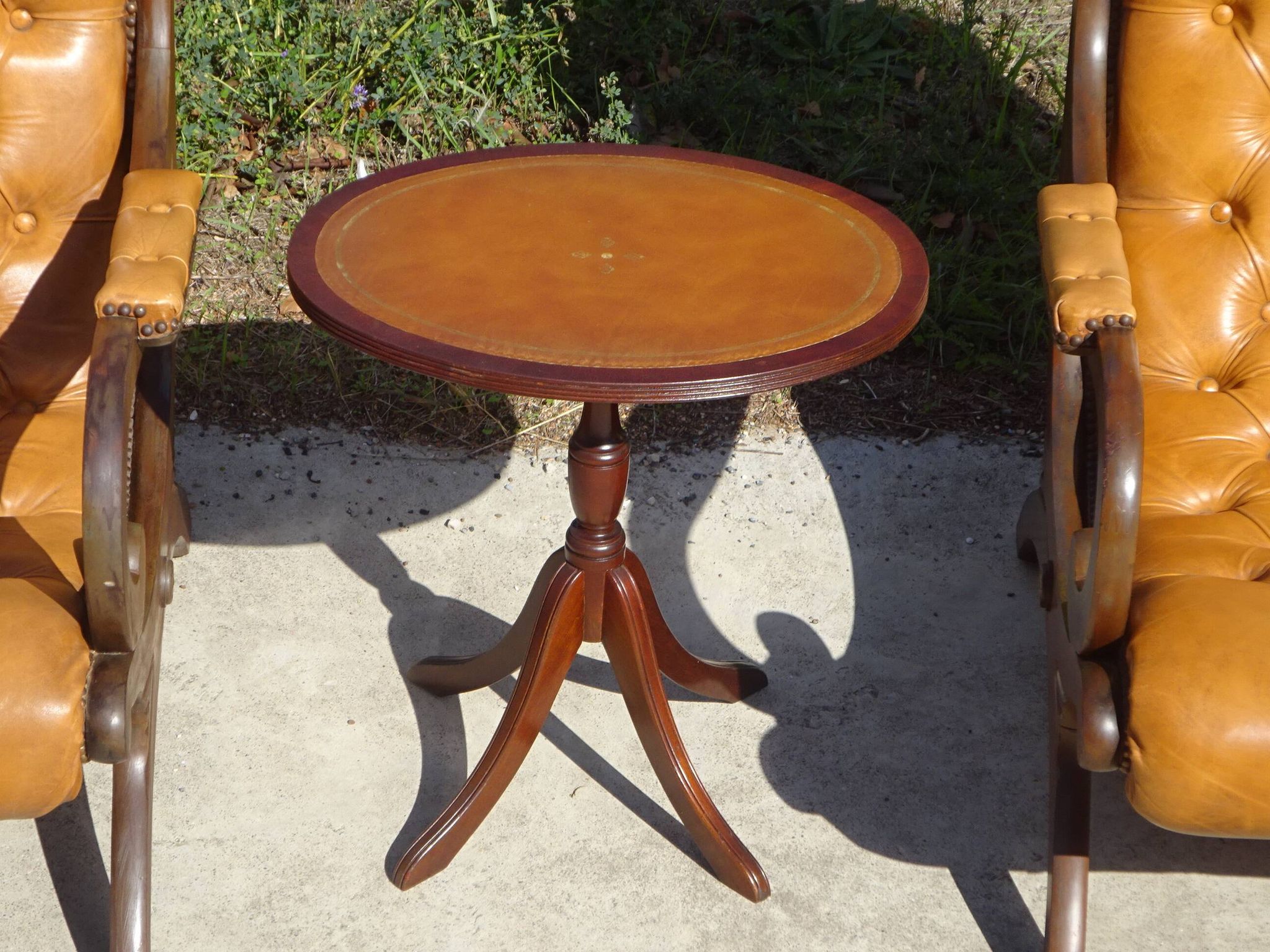 Sellette plateau ovale de style anglais