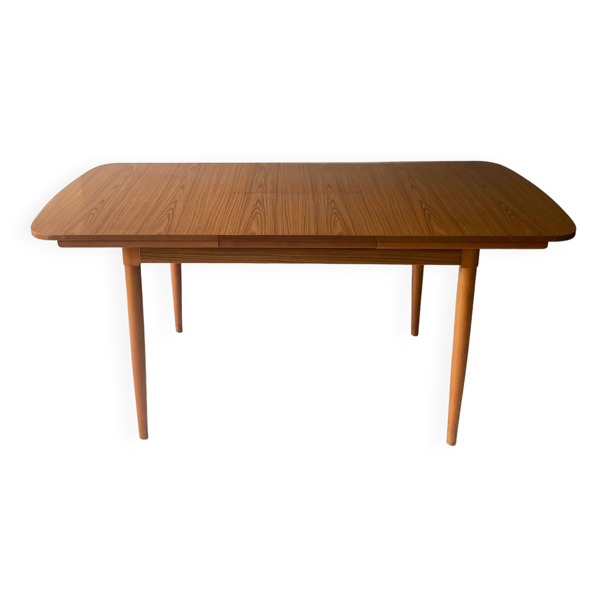 Table à manger extensible du milieu du siècle des années 1970 par Schreiber Furniture