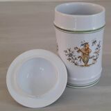 Apothecary pot "estragon" in faience of moustiers