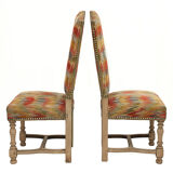 Paire de chaises hautes vintage, 1950