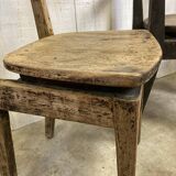 Series of 3 "taberna" chairs