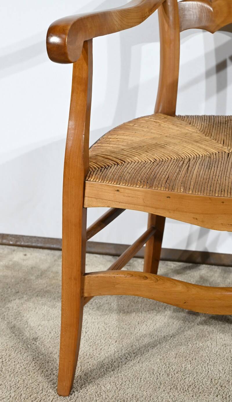 Grand-Mère Armchair in Cherrywood, Louis Philippe style – Late 19th century