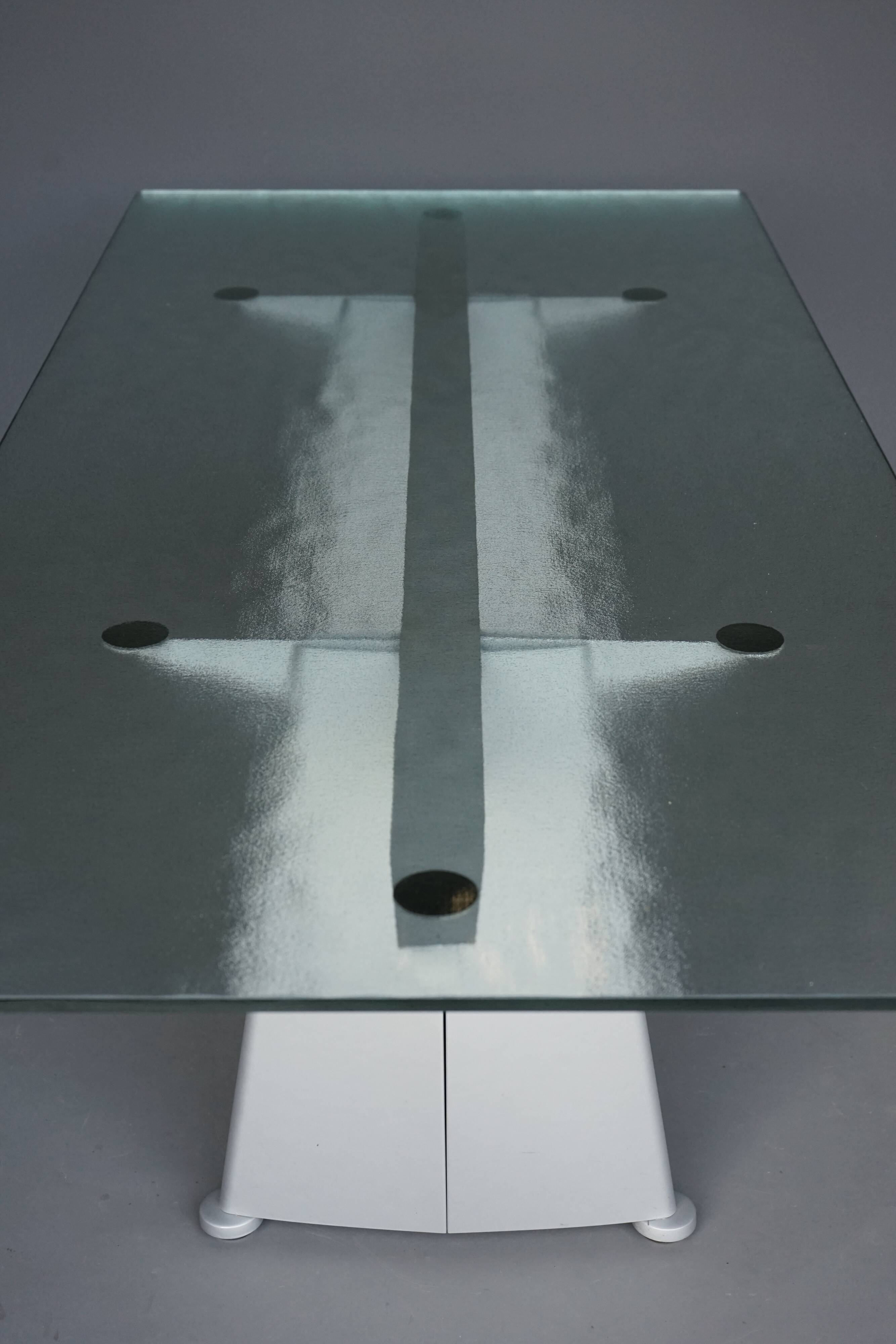Jean Prouvé Trapèze Dining Table for Tecta, 1980s