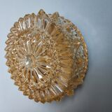 Prisma round ceiling lamp/wall lamp in vintage glossy glass