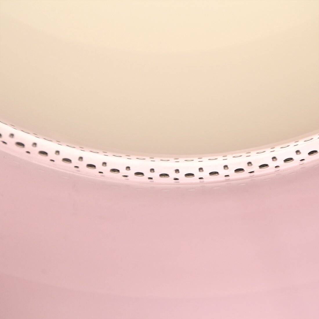 White and purple KD14 suspension by Sergio Asti for Kartell, 1970s.