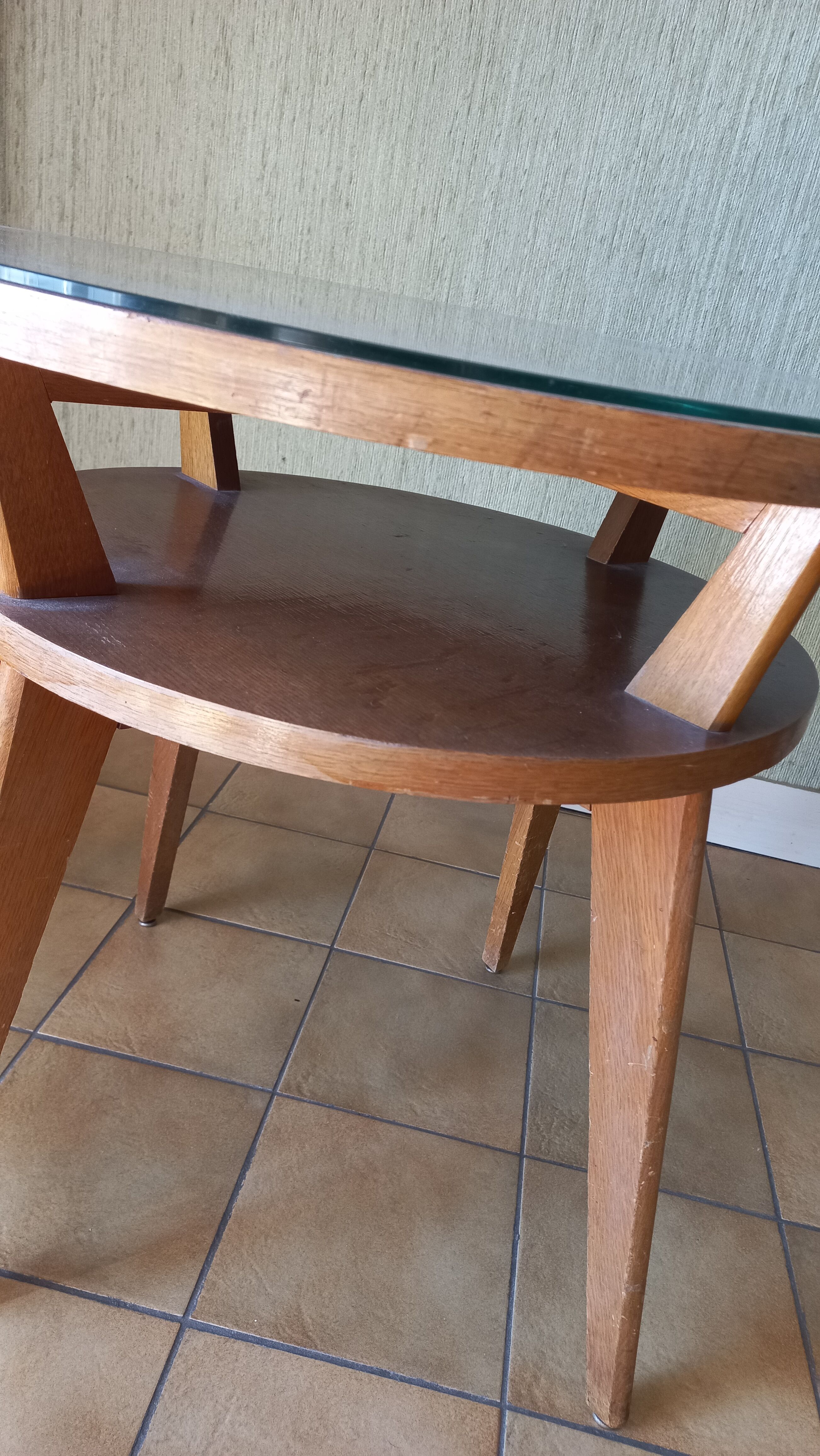 Vintage retro guéridon coffee table