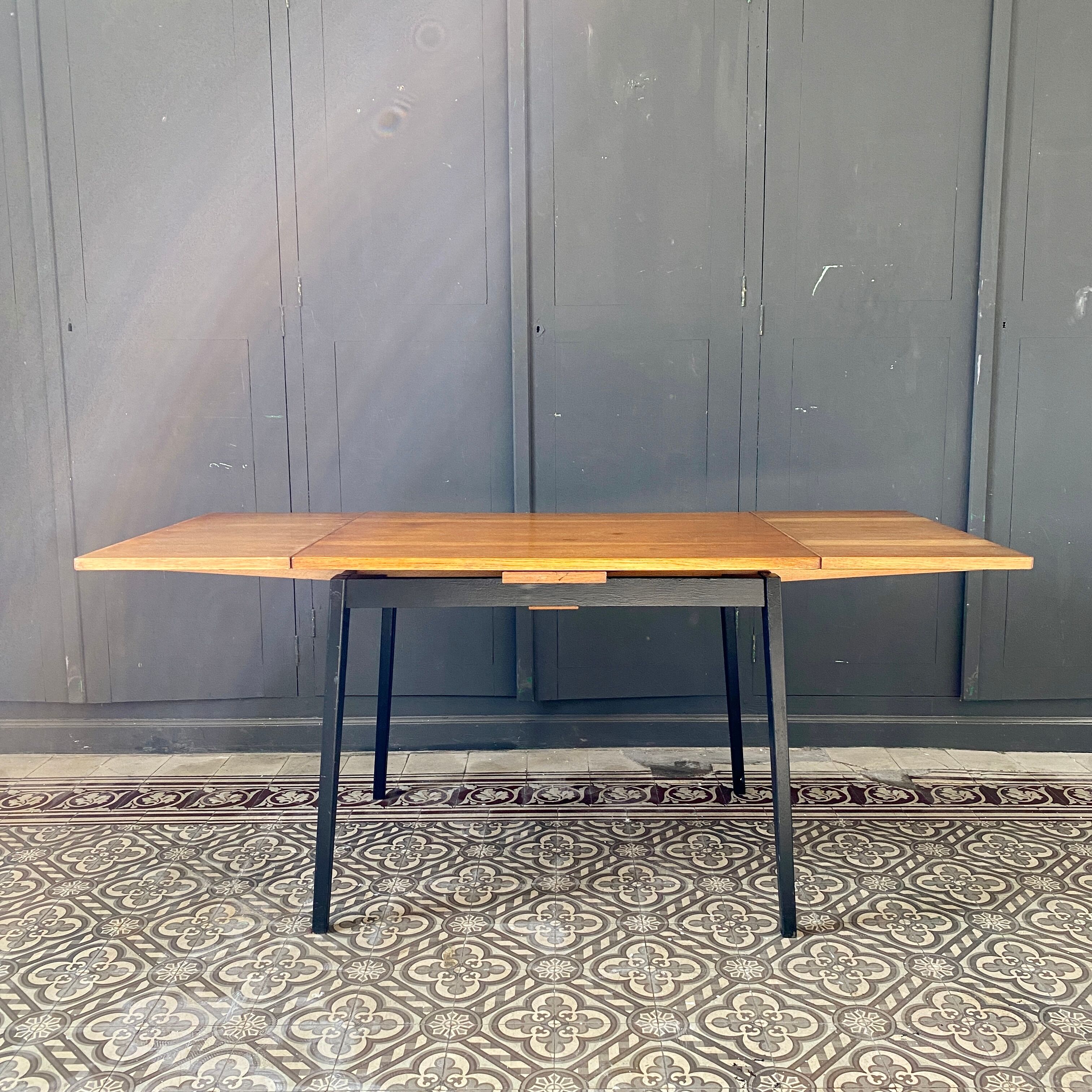 Two-coloured dining room table 1950