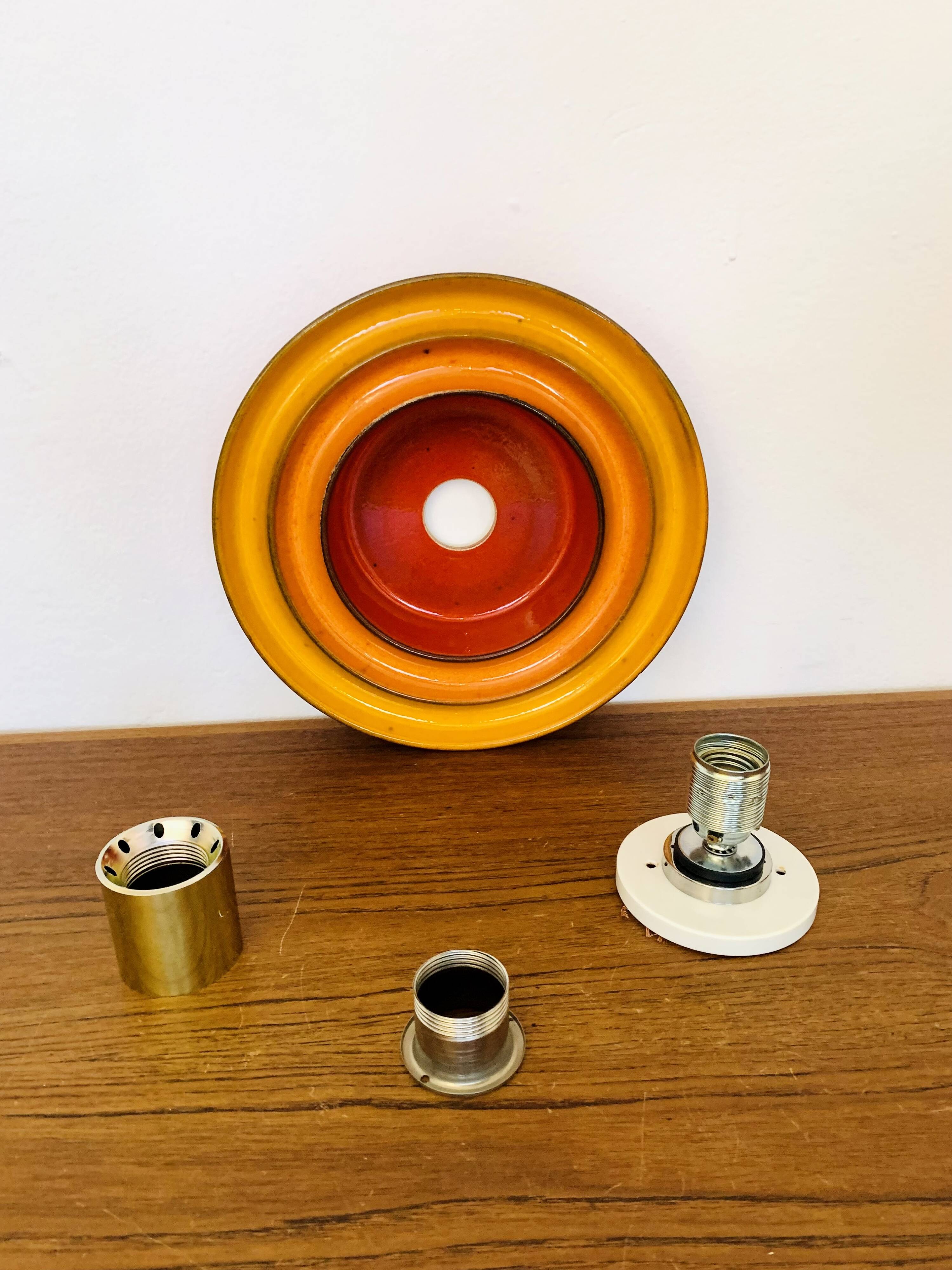 Set of 2 Ceramic Wall Lamps