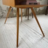 Vintage oak compass desk