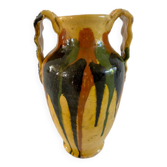 Mixed earth vase