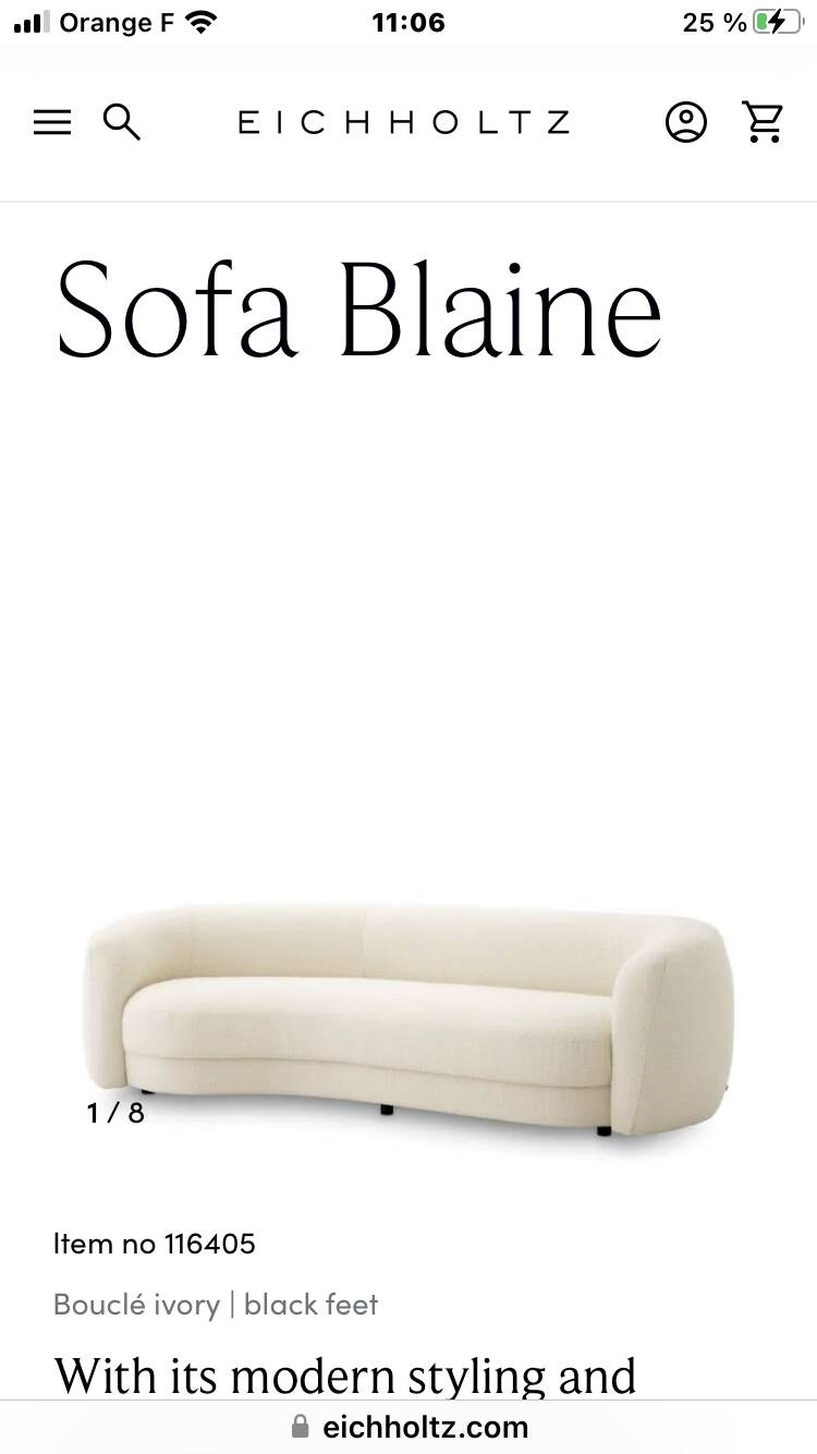 Blaine Eichholtz Sofa