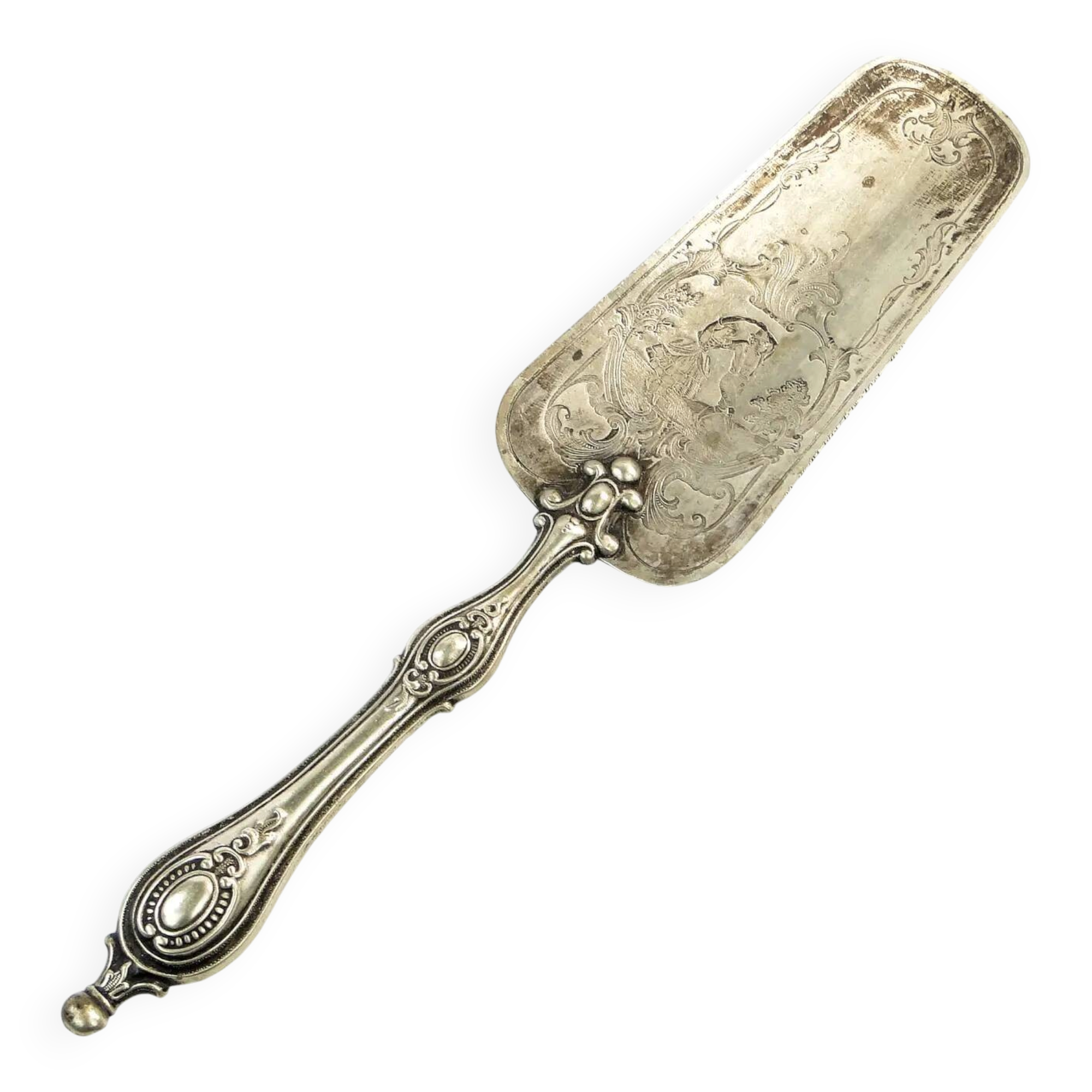 Cake server, Art Nouveau, France, early 20th century