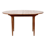 Midcentury oblong teak extending table
